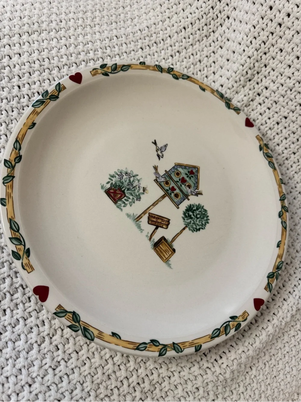 Thomson Pottery Birdhouse 12.5” Serving Platter